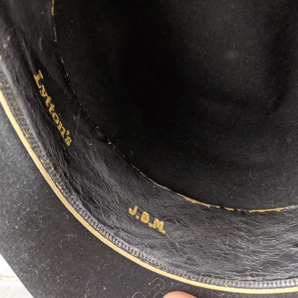 Dobbs twenty mens fedora hat 7‎ 1/8 feather fashion